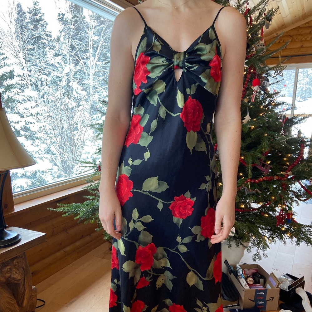 Kim Rogers Intimates Maxi Slip Dress - size Medium